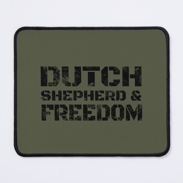 Item preview, Dutch Shepherd and Freedom USA Military Gift designed and sold by Guarddogdrive.