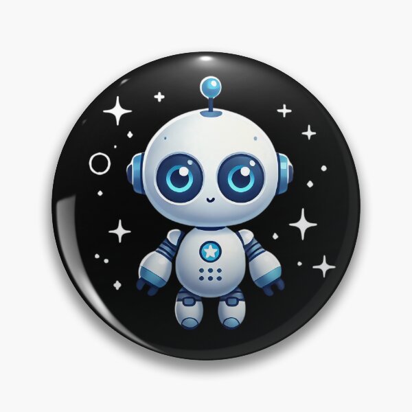 Item preview, Smiling Robotic Companion designed and sold by TeslaSt0re.