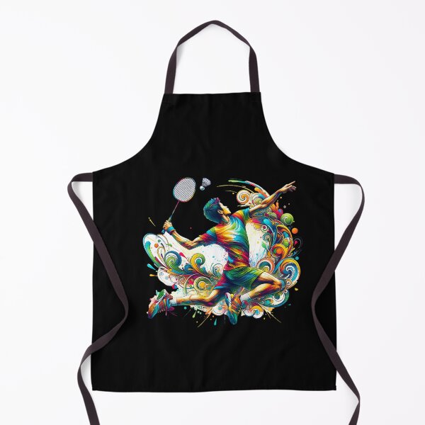 Item preview, Badminton Player with Shuttlecock Smash Hand designed and sold by Shirt-Expert.