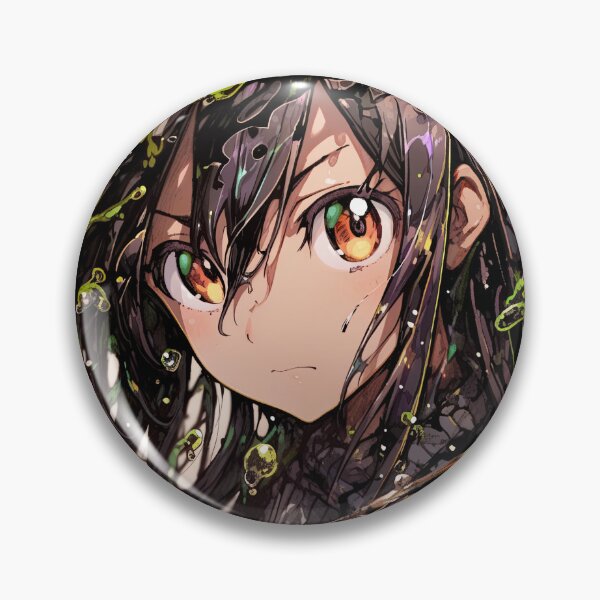 Item preview, Dark Neon Slime Splash Anime Girl designed and sold by bubblegoth.