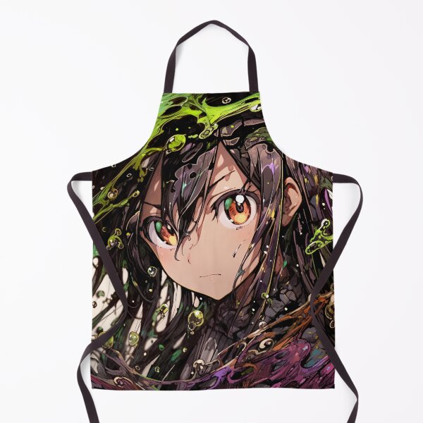 Item preview, Dark Neon Slime Splash Anime Girl designed and sold by bubblegoth.