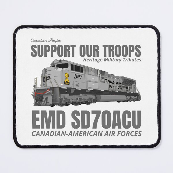 Item preview, Canadian Pacific EMD SD70ACU "Canadian American Air Forces" edition designed and sold by Official Artistic Vehicles.
