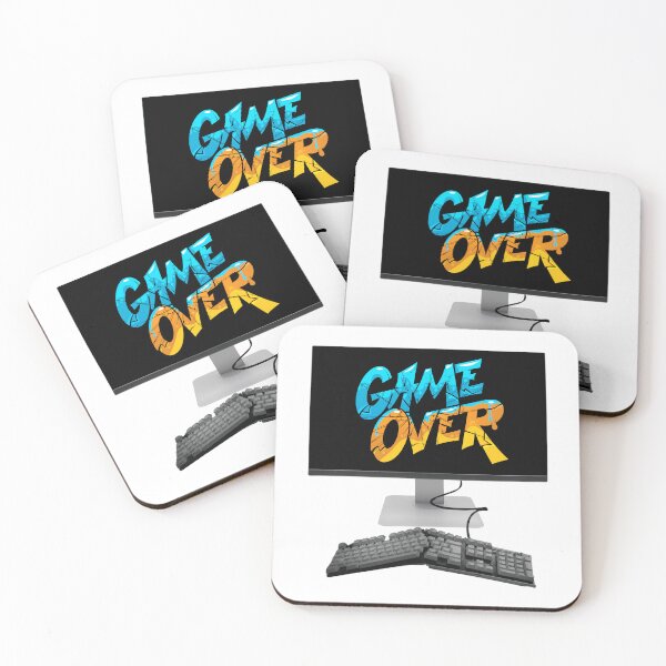 Item preview, Game Over: Gamer Frustration and Broken Keyboard designed and sold by tuschollos.