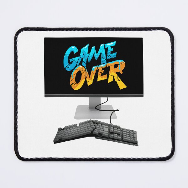 Item preview, Game Over: Gamer Frustration and Broken Keyboard designed and sold by tuschollos.
