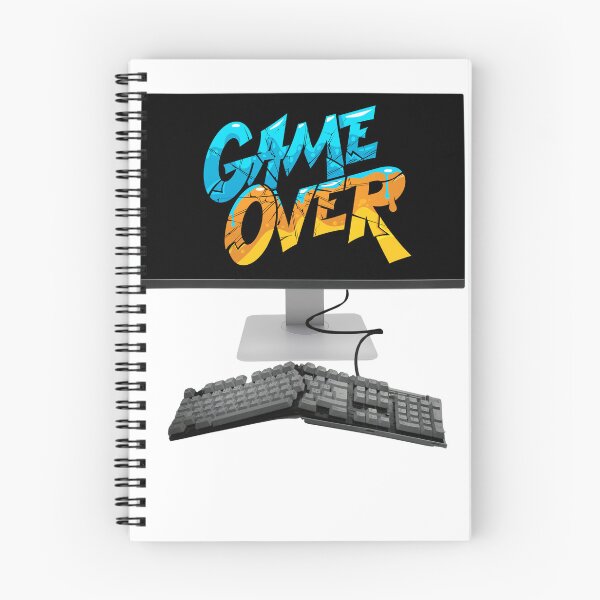 Item preview, Game Over: Gamer Frustration and Broken Keyboard designed and sold by tuschollos.