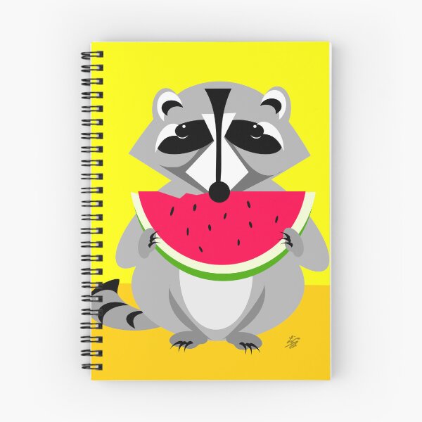 Item preview, Abstract Raccoon Eating Watermelon designed and sold by studioart.