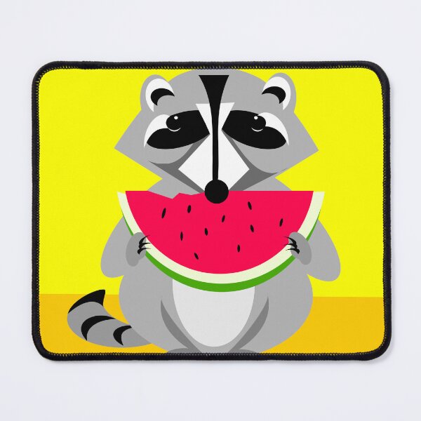 Item preview, Abstract Raccoon Eating Watermelon designed and sold by studioart.