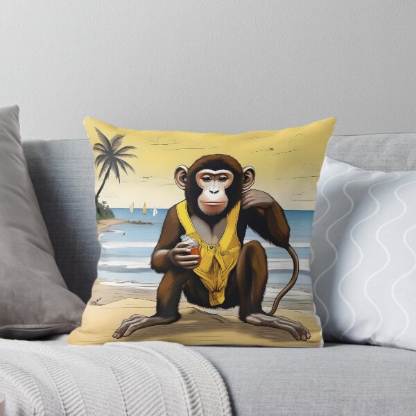 Item preview, The Relaxed Monkey designed and sold by Pandanime.