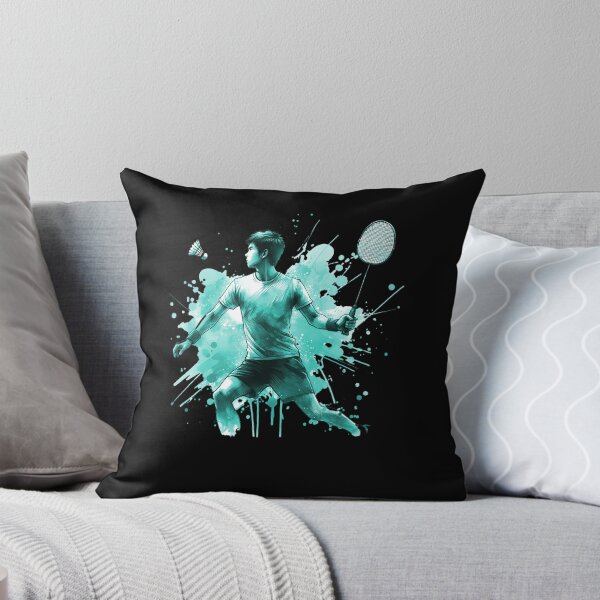 Item preview, Badminton Player with Shuttlecock Smash Hand designed and sold by Shirt-Expert.
