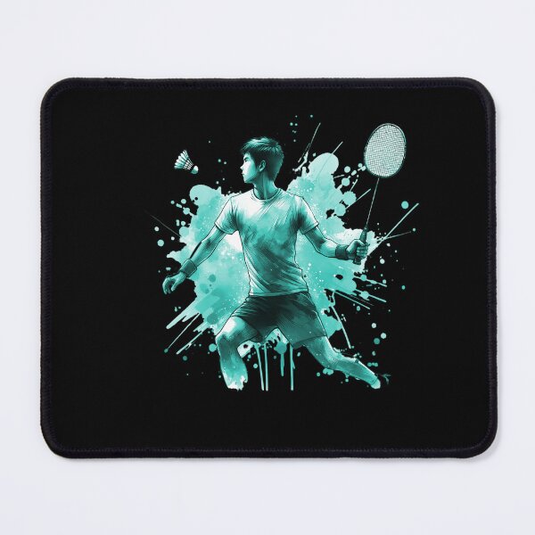 Item preview, Badminton Player with Shuttlecock Smash Hand designed and sold by Shirt-Expert.