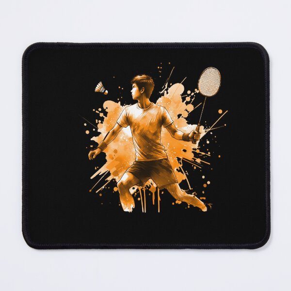Item preview, Badminton Player with Shuttlecock Smash Hand designed and sold by Shirt-Expert.