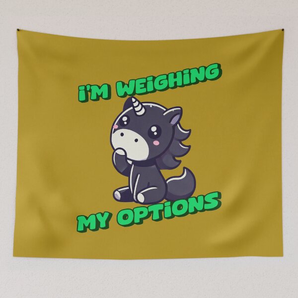 Item preview, I'm Weighing the Options - Terry designed and sold by 3DAF.