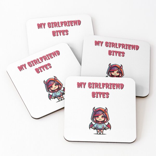 Item preview, My Girlfriend Bites Vampire Halloween Kawaii Mascot Design designed and sold by Bouldershop.
