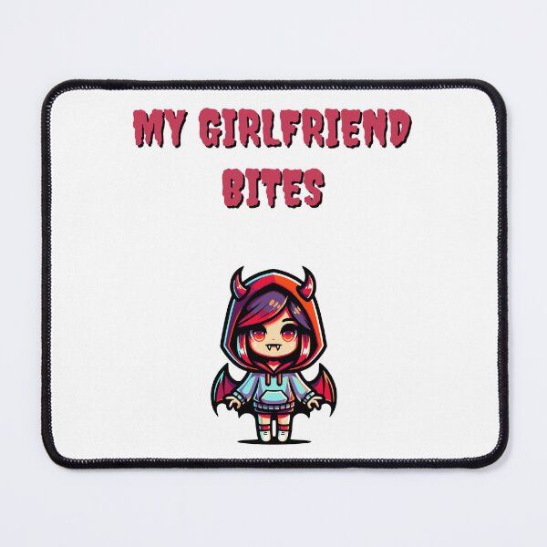 Item preview, My Girlfriend Bites Vampire Halloween Kawaii Mascot Design designed and sold by Bouldershop.