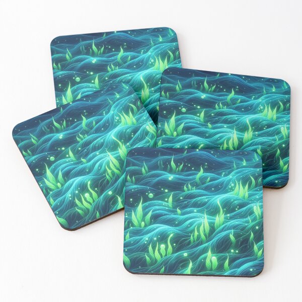 Item preview, Bioluminescent Underwater Algae Texture designed and sold by Rui Fernandes.