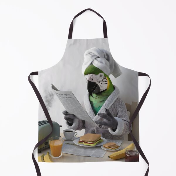 Item preview, A parrot in the morning. designed and sold by MyHappyArtShop.