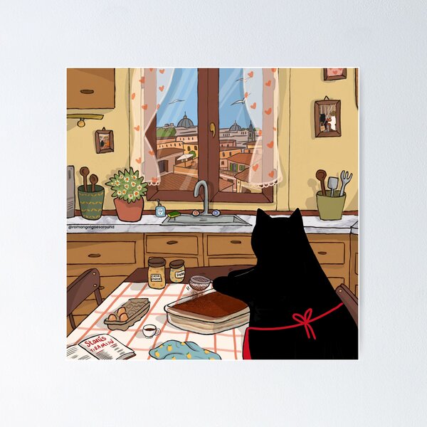 Item preview, Stanis Making Tiramisù designed and sold by Stanis the Cat.