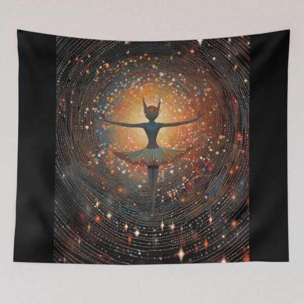 Item preview, Surrealism "Galactic Ballerina" designed and sold by InsanseCreation.