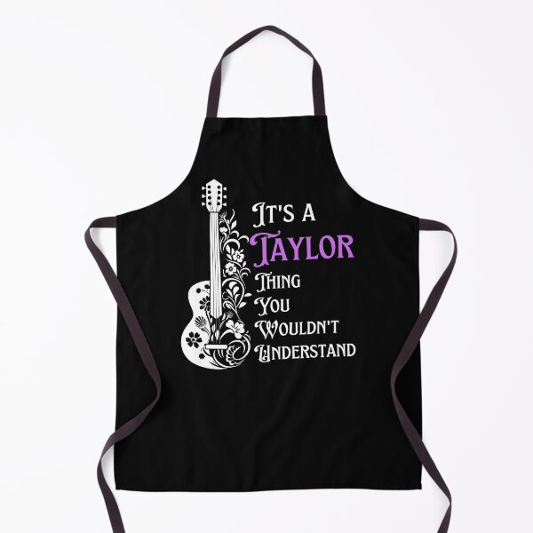 Item preview, It's A Taylor Thing You Wouldn't Understand Groovy Funny Retro Guitar With Floral Design T-Shirt For Women Men Kids! designed and sold by Viran-Designs.