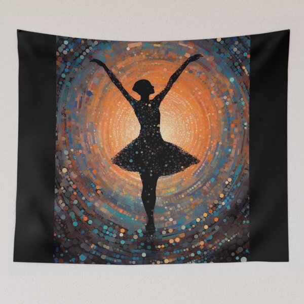 Item preview, Surrealism "Galactic Ballerina" designed and sold by InsanseCreation.