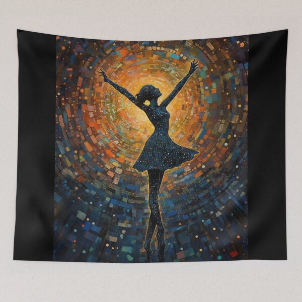 Item preview, Surrealism "Galactic Ballerina" designed and sold by InsanseCreation.