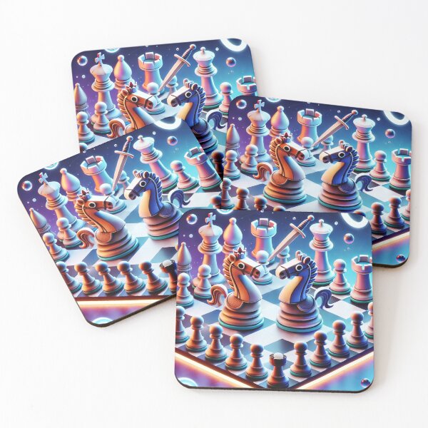 Item preview, 3D Chessboard Chaos designed and sold by WildVista.