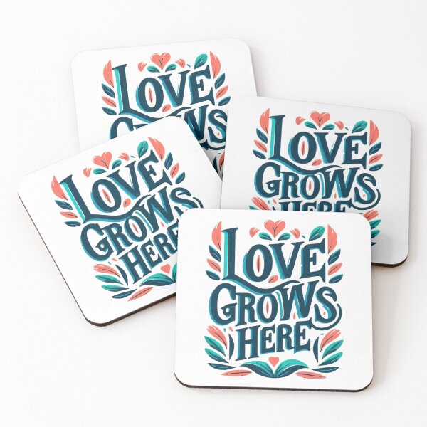 Item preview, Love Grows Here - Whimsical and Heartwarming Design for Home and Gifts designed and sold by harmzk90.