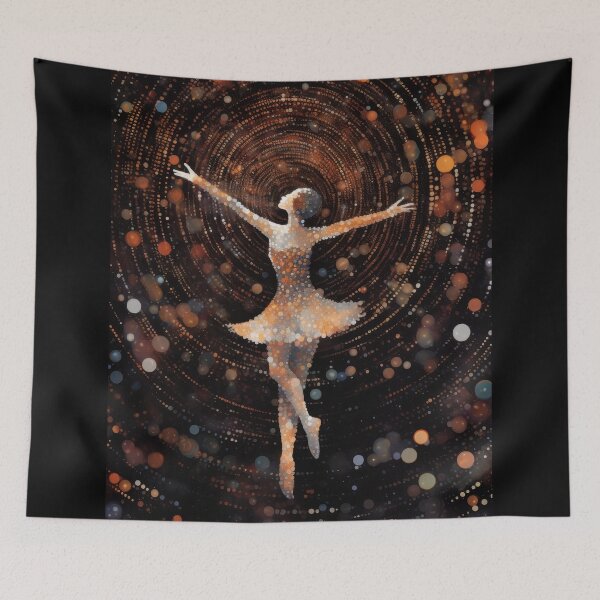 Item preview, Surrealism "Galactic Ballerina" designed and sold by InsanseCreation.