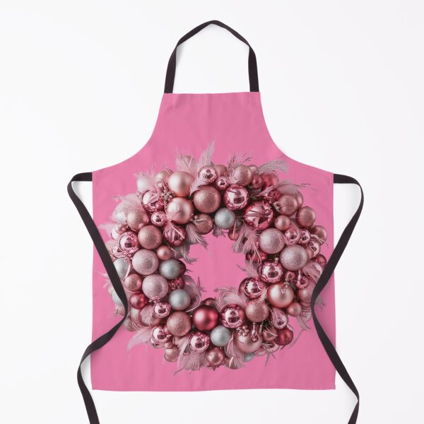 Item preview, Pink Christmas Wreath With Feathers | Light Pink designed and sold by PinkGoddessLove.