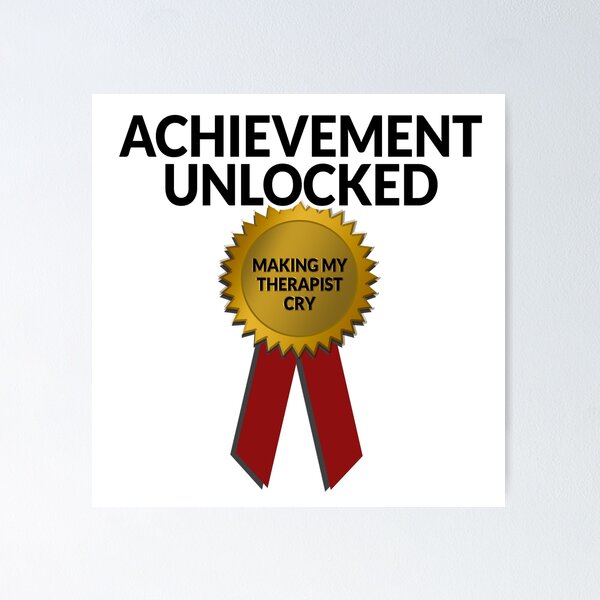 Achievement unlocked Poster
