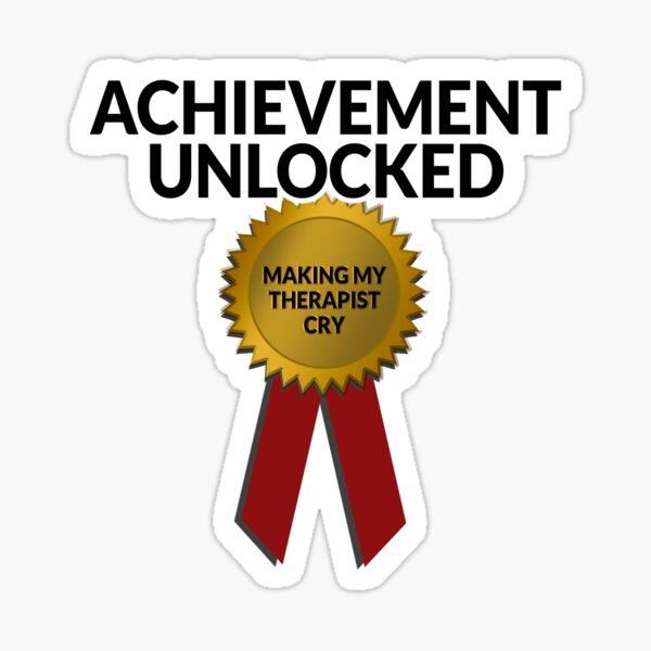 Achievement unlocked Sticker