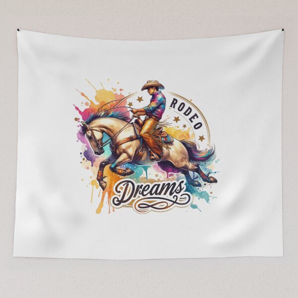 Item preview, ✨Rodeo Dreams – Cowboy Rodeo Riding Design for Apparel, Mugs, Stickers & More designed and sold by artedigital99.