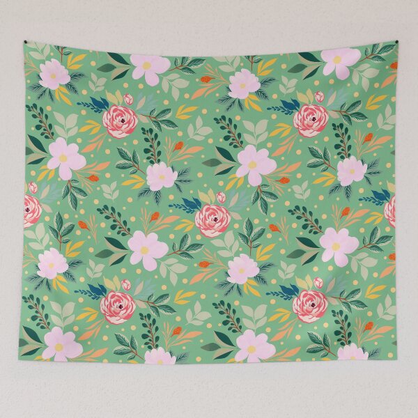 Item preview, Beautiful Flowers Green Botanical Garden designed and sold by NdesignTrend.