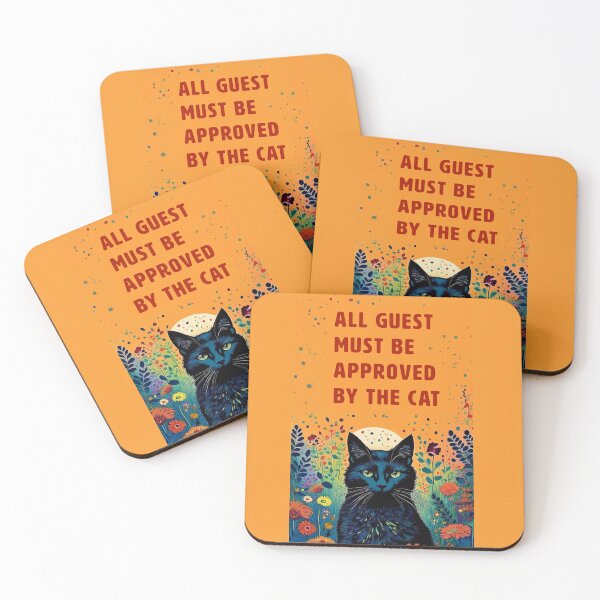 Item preview, All Guests Must Be Approved by the Cat designed and sold by La Loca.