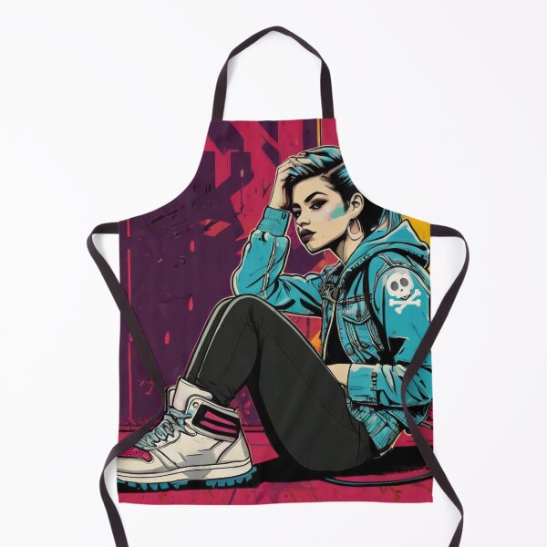 Item preview, punk rock girl designed and sold by SkellArt.