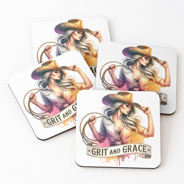 Item preview, ✨Grit and Grace: diseño de vaquera con sombrero y lazo para ropa, tazas, calcomanías y más designed and sold by artedigital99.