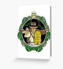 Raiders of the Lost Idol Greeting Card