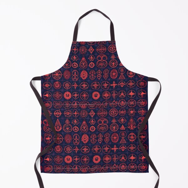 Item preview, Occult symbols pattern designed and sold by MatthaeusArts.