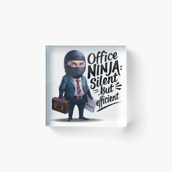 Item preview, Office Ninja: Silent but Efficient designed and sold by tee-blah-blah.