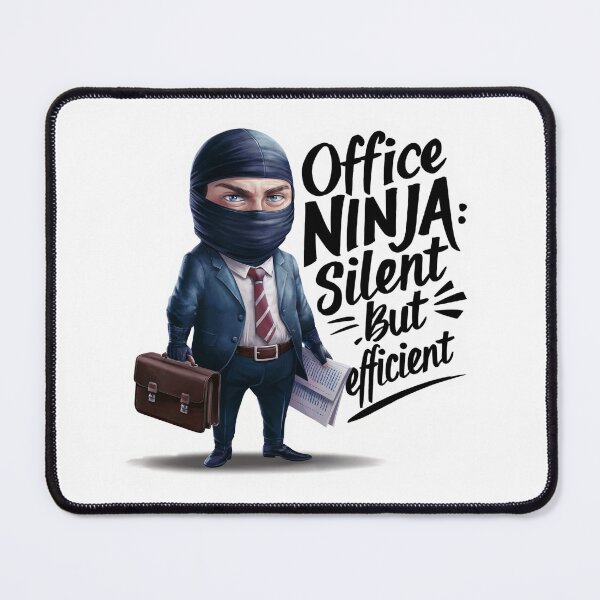 Item preview, Office Ninja: Silent but Efficient designed and sold by tee-blah-blah.