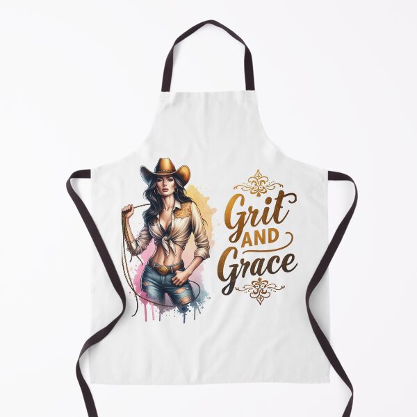 Item preview, ✨Grit and Grace – Cowgirl with Hat and Lasso Design for Apparel, Mugs, Stickers & More designed and sold by artedigital99.