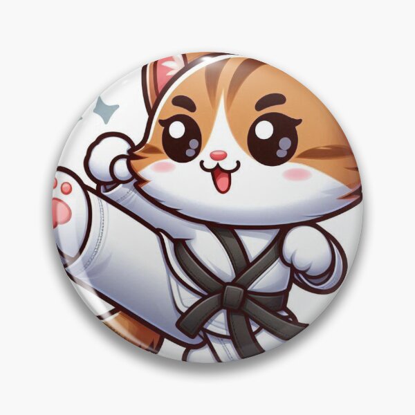 Item preview, Taekwondo Karate Martial Art Kitten Flying Kick designed and sold by boomfire153.