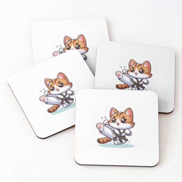 Item preview, Taekwondo Karate Martial Art Kitten Flying Kick designed and sold by boomfire153.