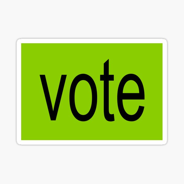 Item preview, Brat Vote designed and sold by Caring Hearts.