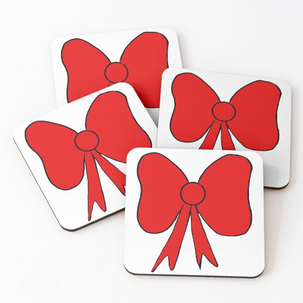 Item preview, Red bow designed and sold by CatchyMeow.