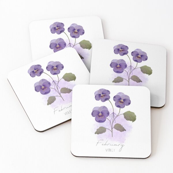 Item preview, Violet flower, february flower, february birth flower, blooming flower designed and sold by lagunaklein.