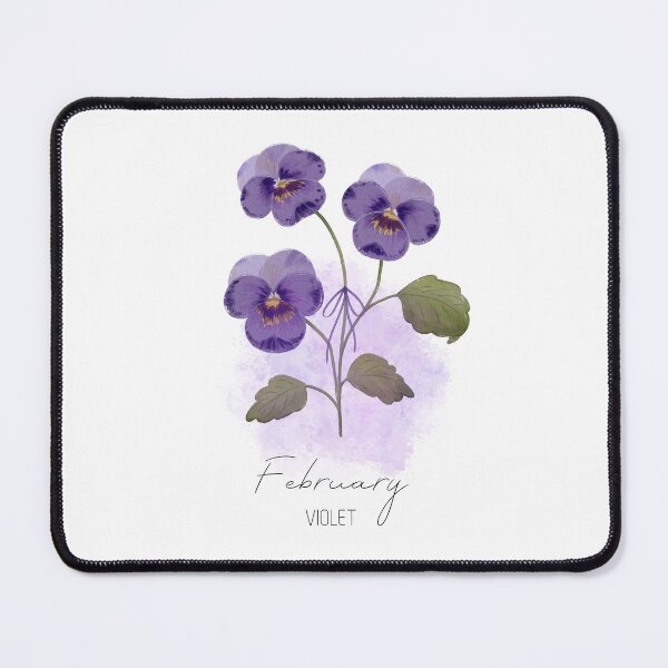 Item preview, Violet flower, february flower, february birth flower, blooming flower designed and sold by lagunaklein.