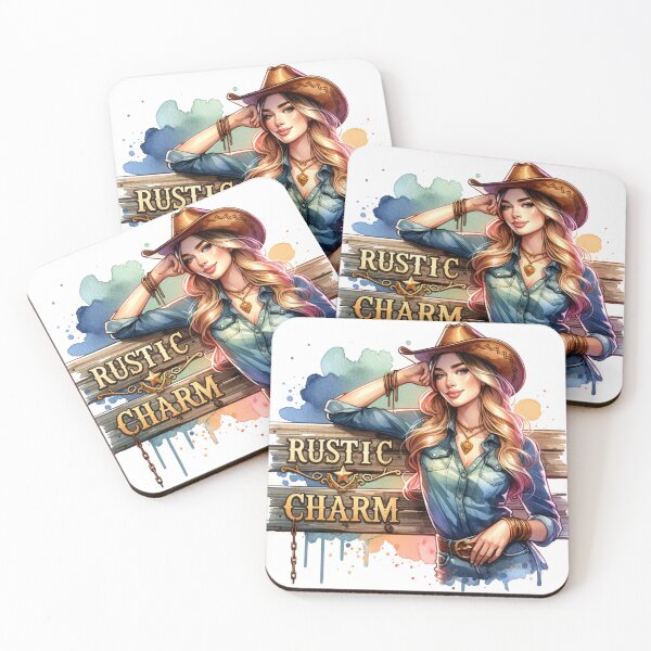 Item preview, ✨Rustic Charm – Smiling Cowgirl Design for Apparel, Mugs, Stickers & More designed and sold by artedigital99.