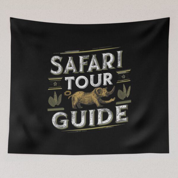 Item preview, Vintage And Retro Wildlife Tour Guide Meme Safari Tour Guide Memes designed and sold by ArabCorner.