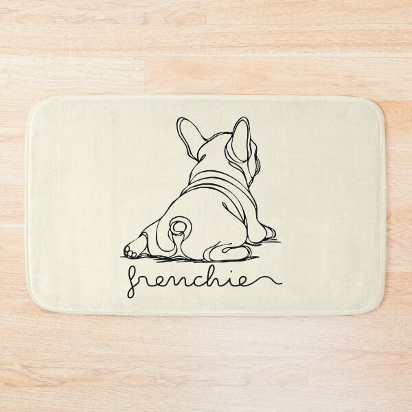 Item preview, Cute French bulldog monoline black, cute pet, Frenchie lovers or owners, dog lovers designed and sold by Collagedream.